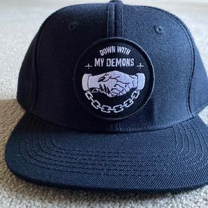 Sketchy Tank Down With My Demons SnapBack Hat